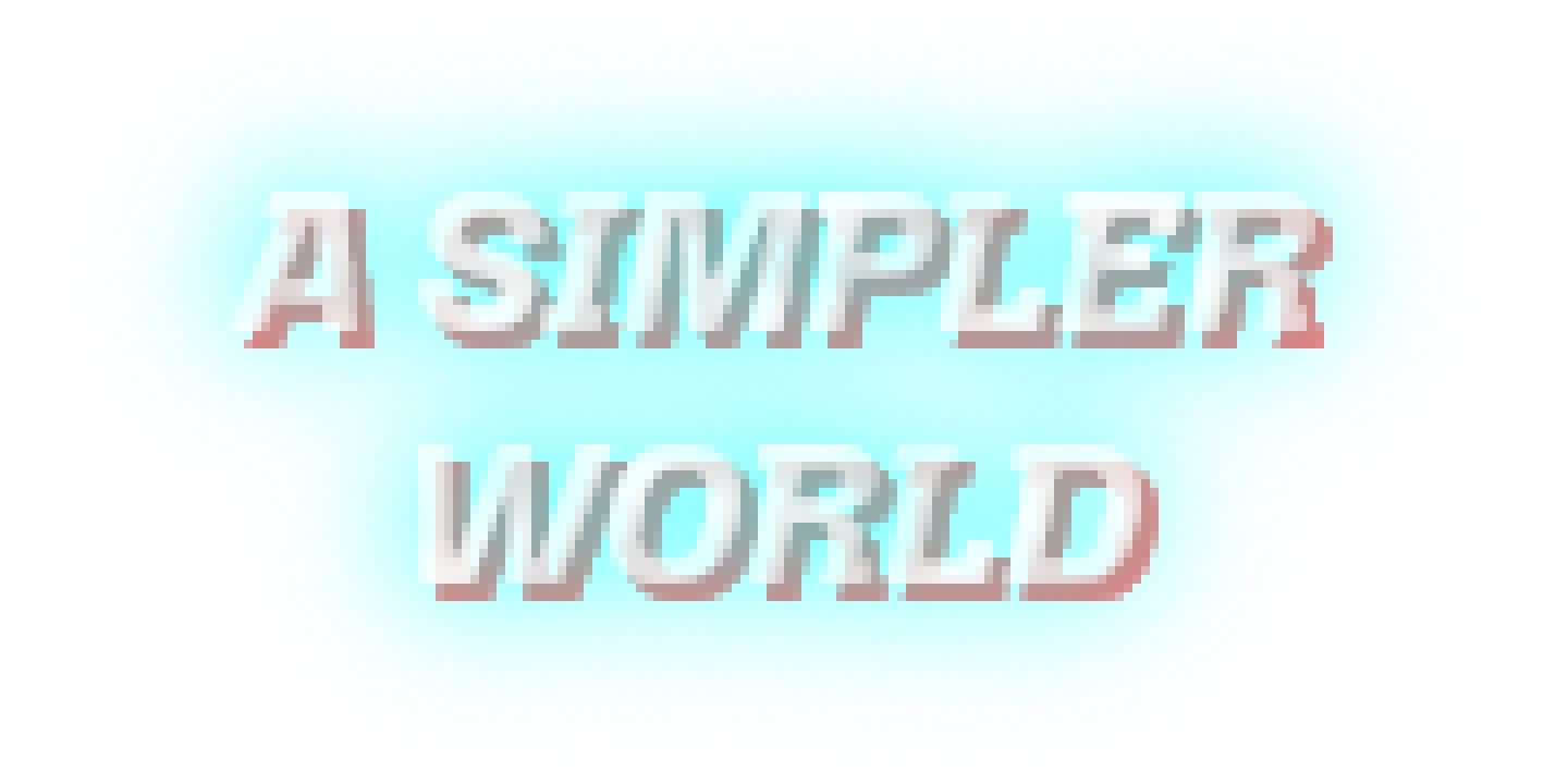 A simpler world logo large